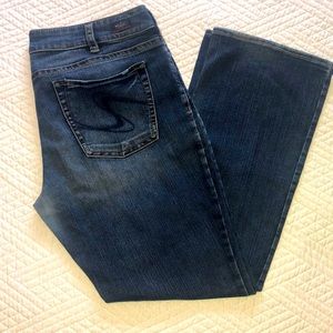 Silver Suki Bootcut Distressed Jeans